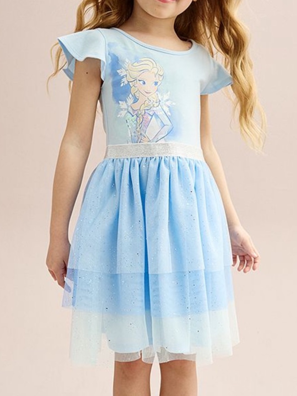 Jumping Beans x Disney Frozen Elsa Three Tiered Tutu Dress Blue Size 4